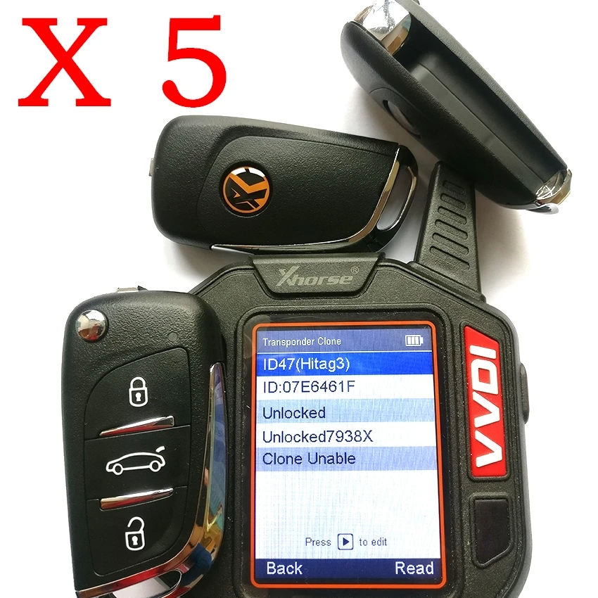 Для VolksWagen V W Style Xhorse VVDI универсальный пульт дистанционного управления 5 шт./лот| |