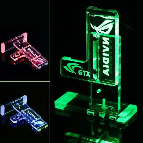 Подставка для видеокарт DIY монтажный кронштейн подходит GTX 1080 1070 1050ti светодиодный