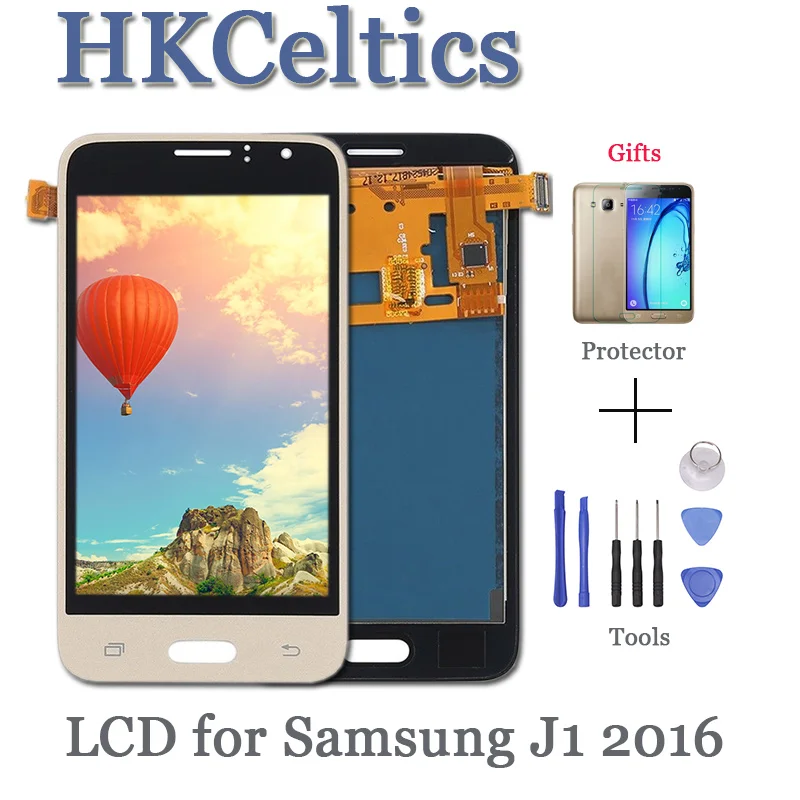J120f ЖК-дисплей для samsung GALAXY J1 2016 J120 J120M J120H Дисплей + Сенсорный экран планшета j120f |