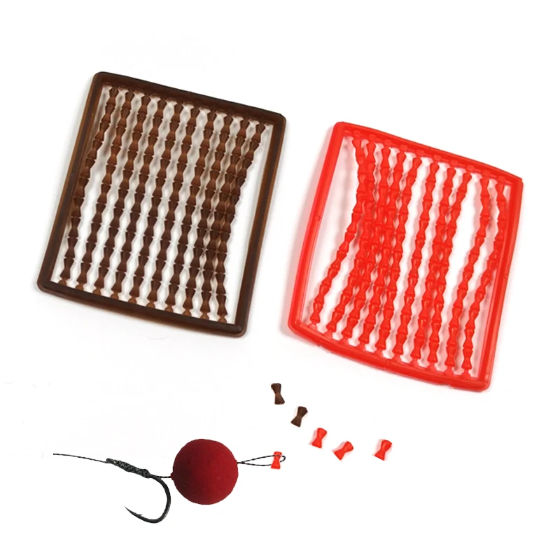 

[5 досок/500 стоп] Мягкая оснастка для стрижки волос Boilie ограничители Для Приманки, красно-малиновые Пластиковые Заглушки для гантелей, аксесс...