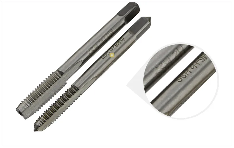 2 шт./лот M3/M4/M5/M6/M8/M10/M12/M14/M16/M18/M20 метрические краны ручные из легированной стали