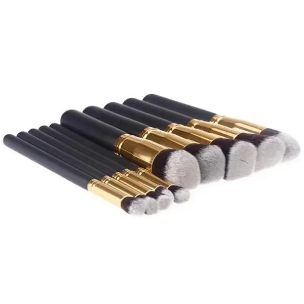 10 шт./компл. набор кистей для макияжа кисть основы тени век подводка бровей кисти