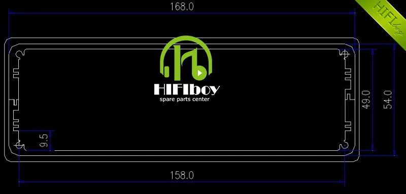 Чистый алюминиевый корпус усилитель мощности чехол 1706 lm3886 lm1875 lm3875 DIY корпус Предварительный усилитель наушников коробка