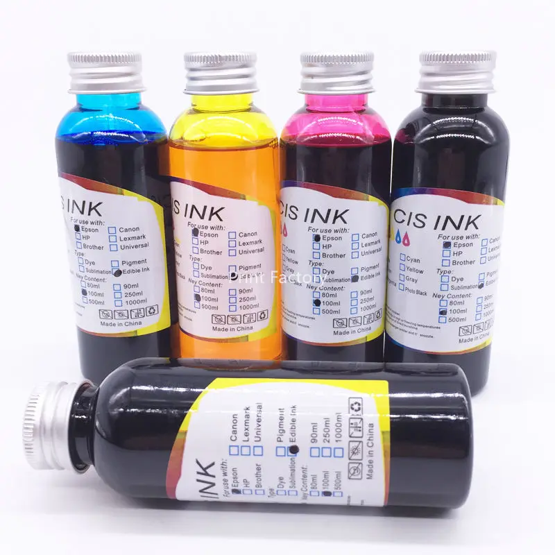 5 шт. PGI 750 CLI 751/PGI750 CLI751 съедобные чернила для канона IP7270 MG5470 MX727 MX927 MG6470 MG5570 IX6770 MG6670