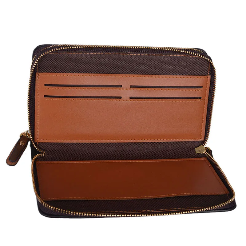 Новый Jeep на молнии для Для мужчин кошелек многофункциональный сумки длинный из