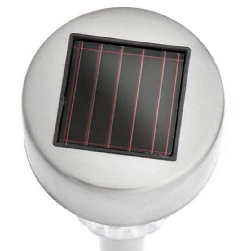 1pcs NEW Stainless Steel Outdoor LED solar light Lights w/ Built-In Stakes & Auto On/Off Hot Search | Solar Lamps