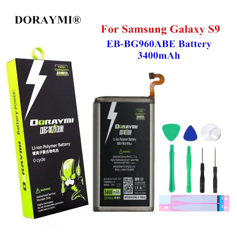 Аккумулятор DORAYMI 3400 мАч для Samsung GALAXY S9 G9600 G960F|Аккумуляторы мобильных телефонов| |