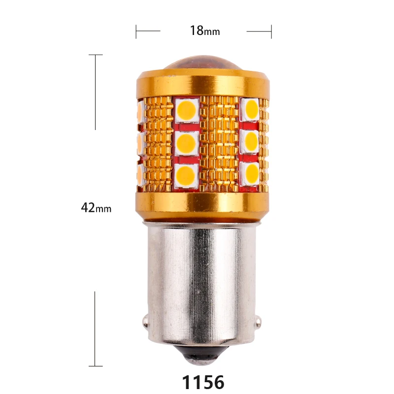 2x Canbus светодиодный светильник BA15S P21W 1156 3030 24SMD BAY15D P21/5 Вт 1157 для автомобилей