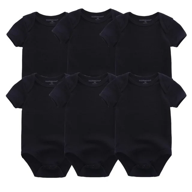 baby romper 6005 6 шт./лот; Одежда для новорожденных; одежда с короткими рукавами для мальчиков и девочек; хлопковые комбинезоны; комбинезон; de bebe - Цвет: baby romper 6005