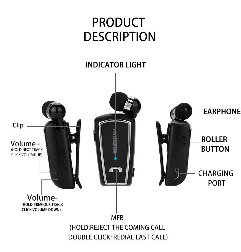 FineBlue F V3 мини беспроводные наушники драйвер Bluetooth гарнитура звонки hd звук легко