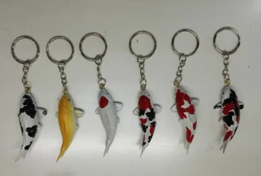 3 шт./компл. искусственная рыба аксессуары брелок Модель koi три|keychain wholesale|keychains free