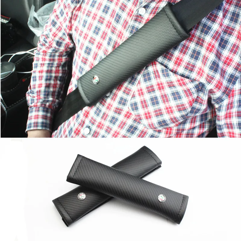 2 шт. автомобиль Стайлинг все углеродного волокна ткани для Альфа Ромео 159 147 156