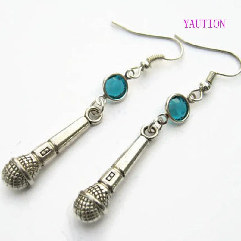 2020 новые серьги с камнем-талисманом для микрофона серьги-подвески певицы