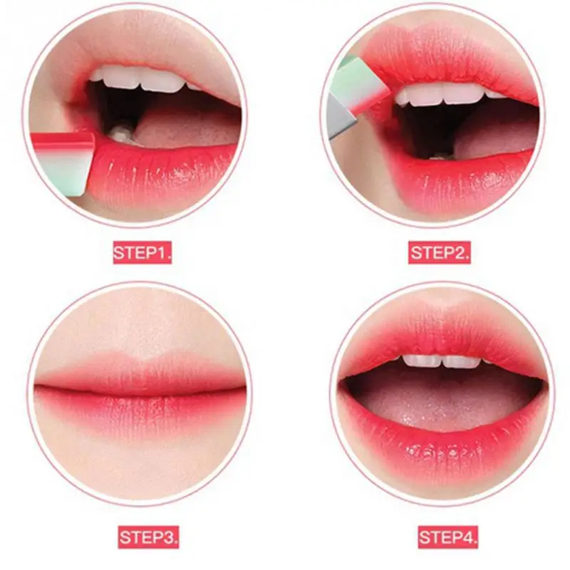 8 цветов помады укус губная помада V резка два тона конфеты аромат шелковистый