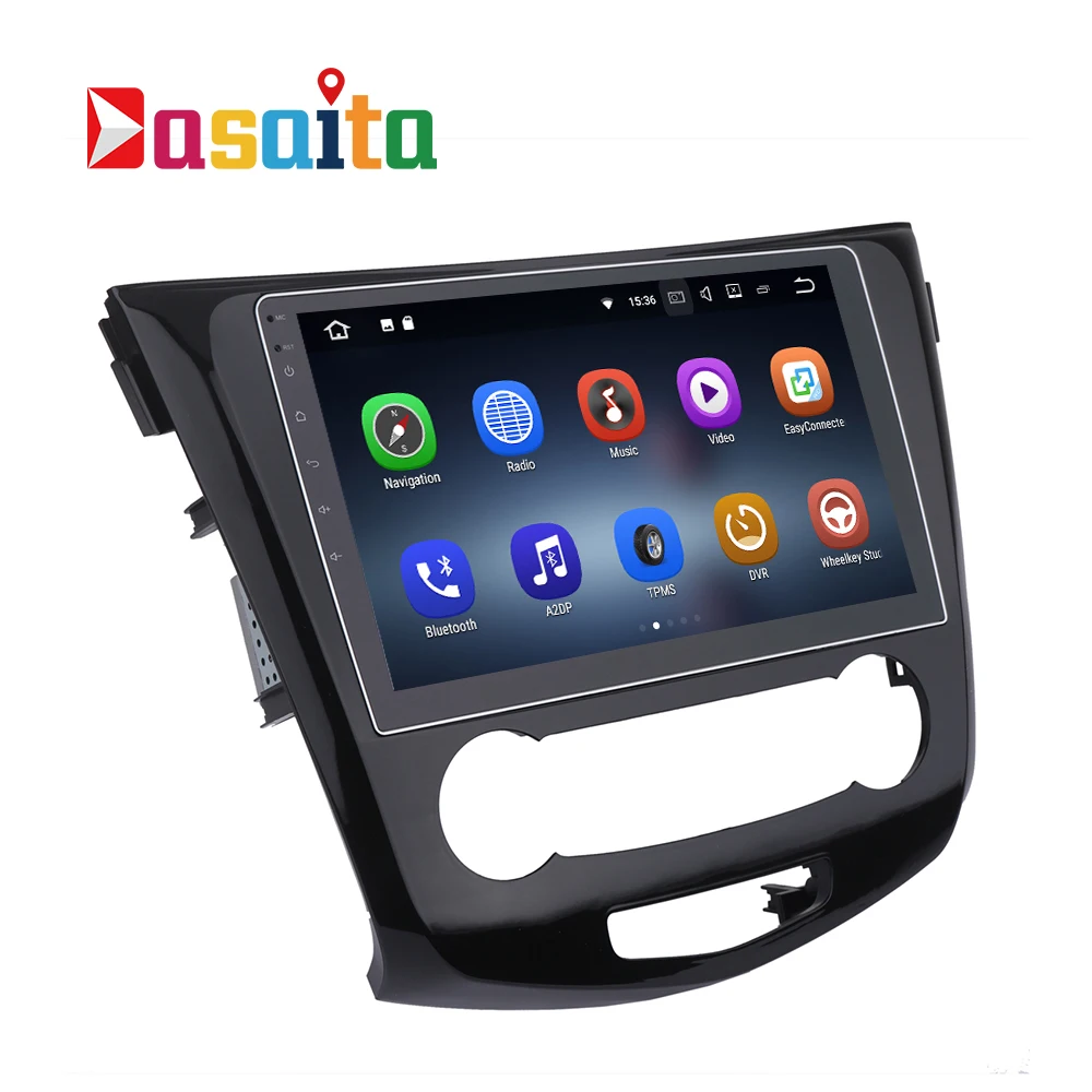 Автомобиль 2 DIN Android 7.1.1 GPS Navi для Nissan Qashqai 2014 + X Trail Авторадио навигации головное