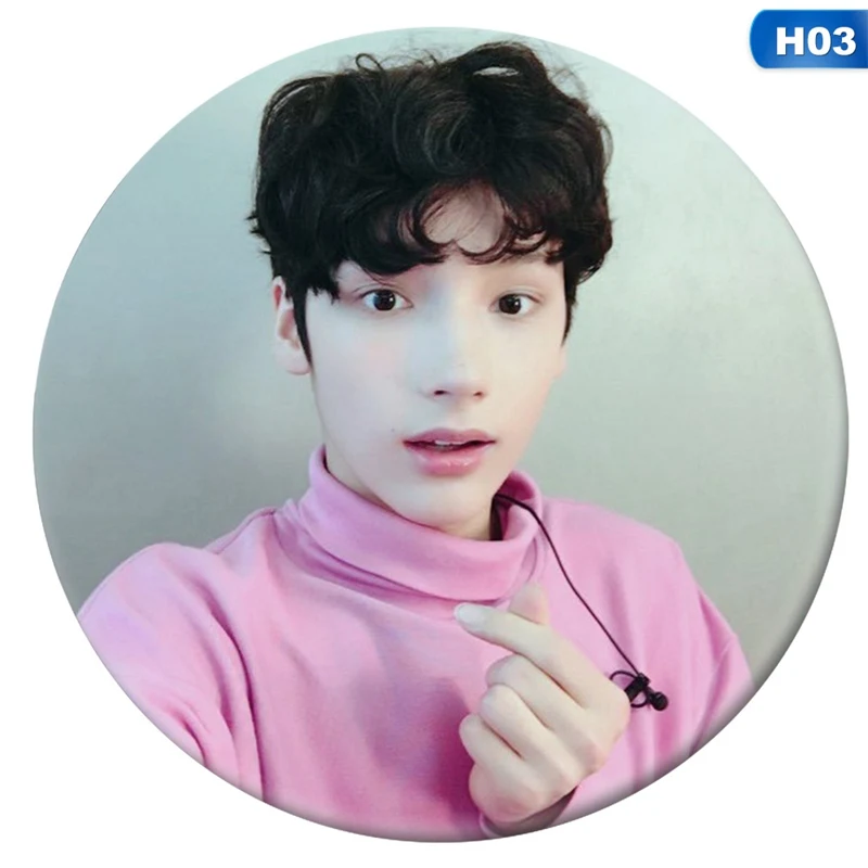Новая мода Корейский Kpop TXT всех членов брошь, значок на булавке аксессуары для одежды шляпа украшение для рюкзака подарок - Окраска металла: 3