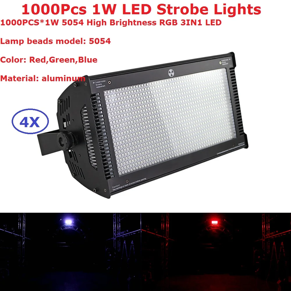 

Светодиодный стробоскоп 4 в 1, 1000 Вт, супер яркий, 1000 шт., 1 Вт, RGB, 3 в 1 цветах, для праздничной вечеринки