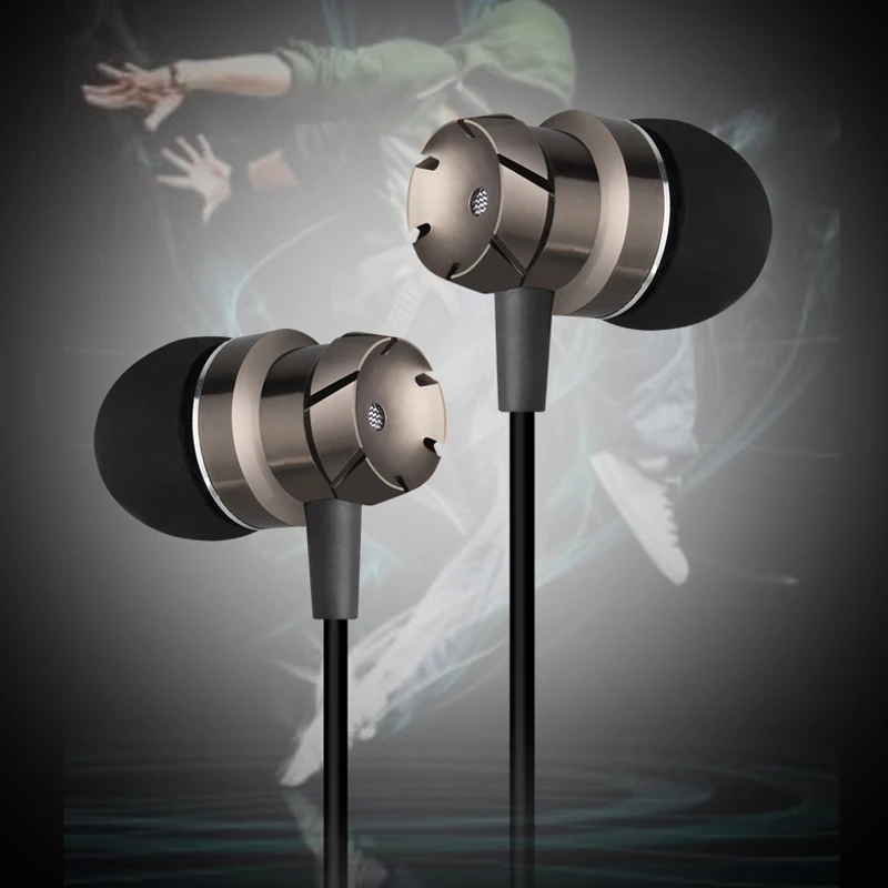 Wired Earphones Stereo Headset With Microphone In-Ear Earbuds Universal For Samsung iphone 6s Smartphone | Электроника