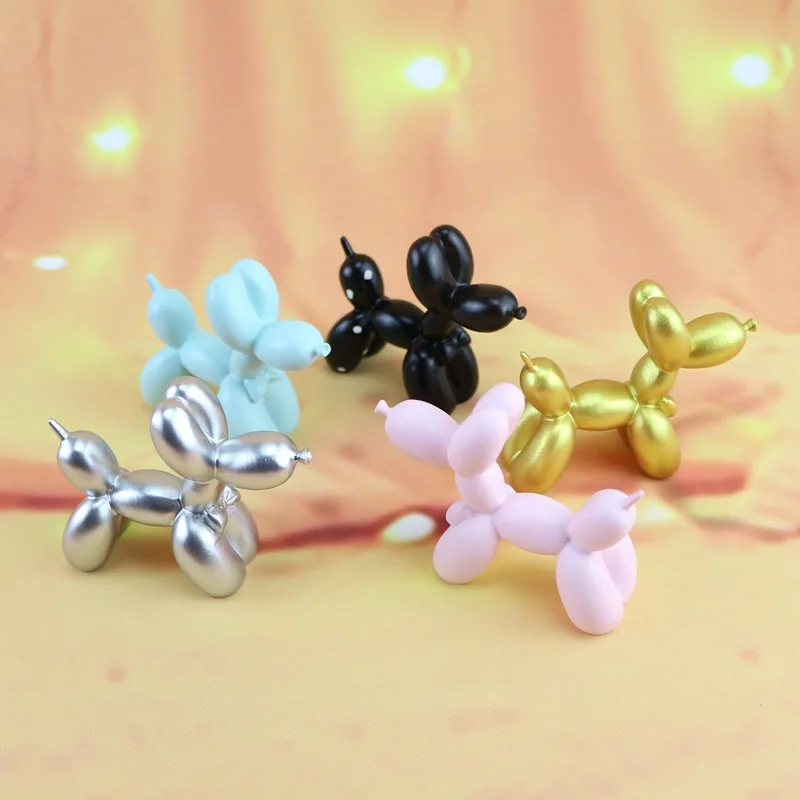 

1PC Classic Plating Balloon Dog Sculpture Animals Statue Craftwork Decoration Gift Purely Manual Art Crafts Living Room MO 018