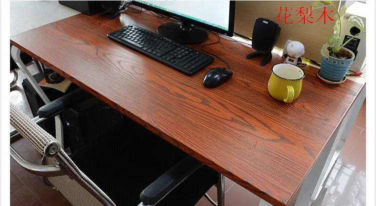 ПВХ Самоклеящиеся обои деревянные Стикеры водонепроницаемые для обновления