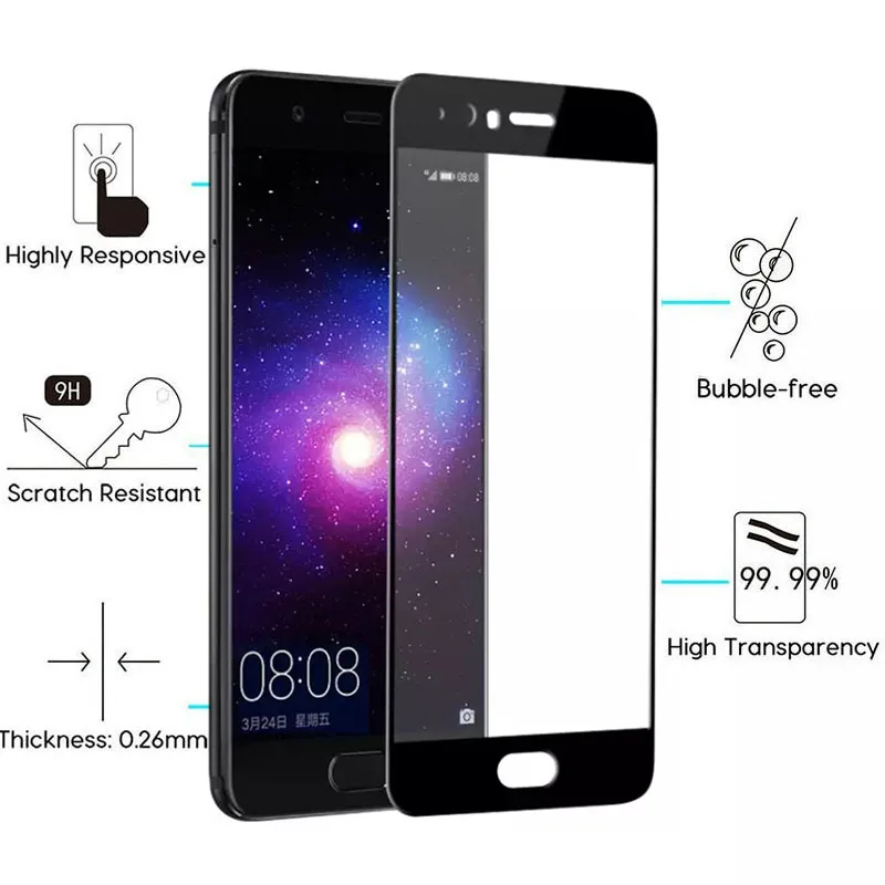 Защитное стекло для Huawei P10 Lite P9 Light закаленное протектор экрана на Huawey P 10 9 P10lite P9lite