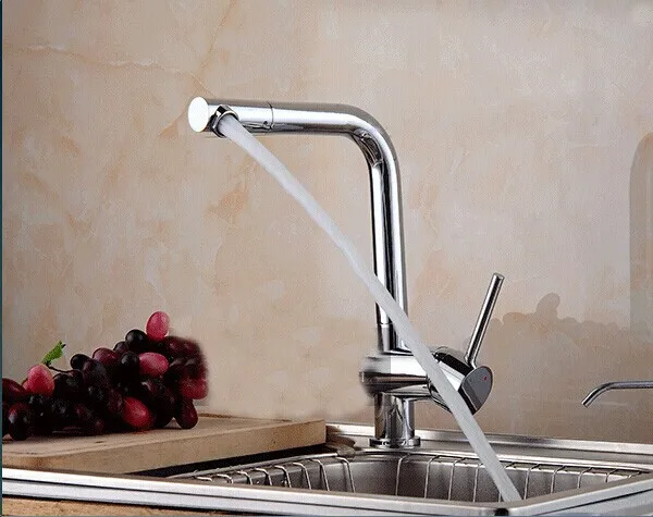 1 шт./партия полированный латунный смеситель на раковину | Обустройство дома