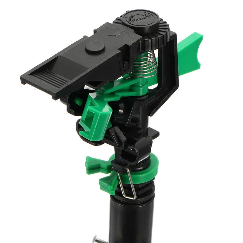 Garden Farmland Plant Watering Stainless Steel Tripod Impact Sprinkler Irrigation Kit For Tool | Дом и сад