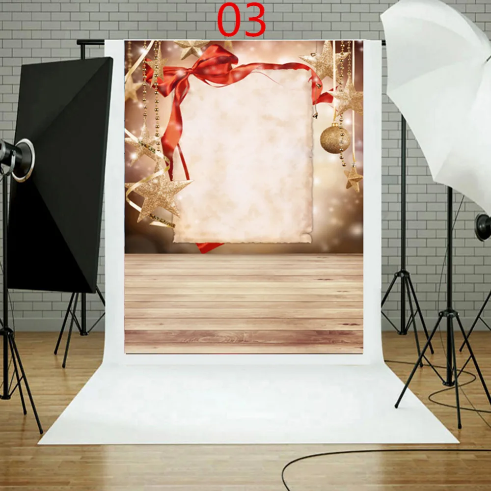 3*5 футов Виниловый фон для фотосъемки новорожденных детей Рождественская звезда