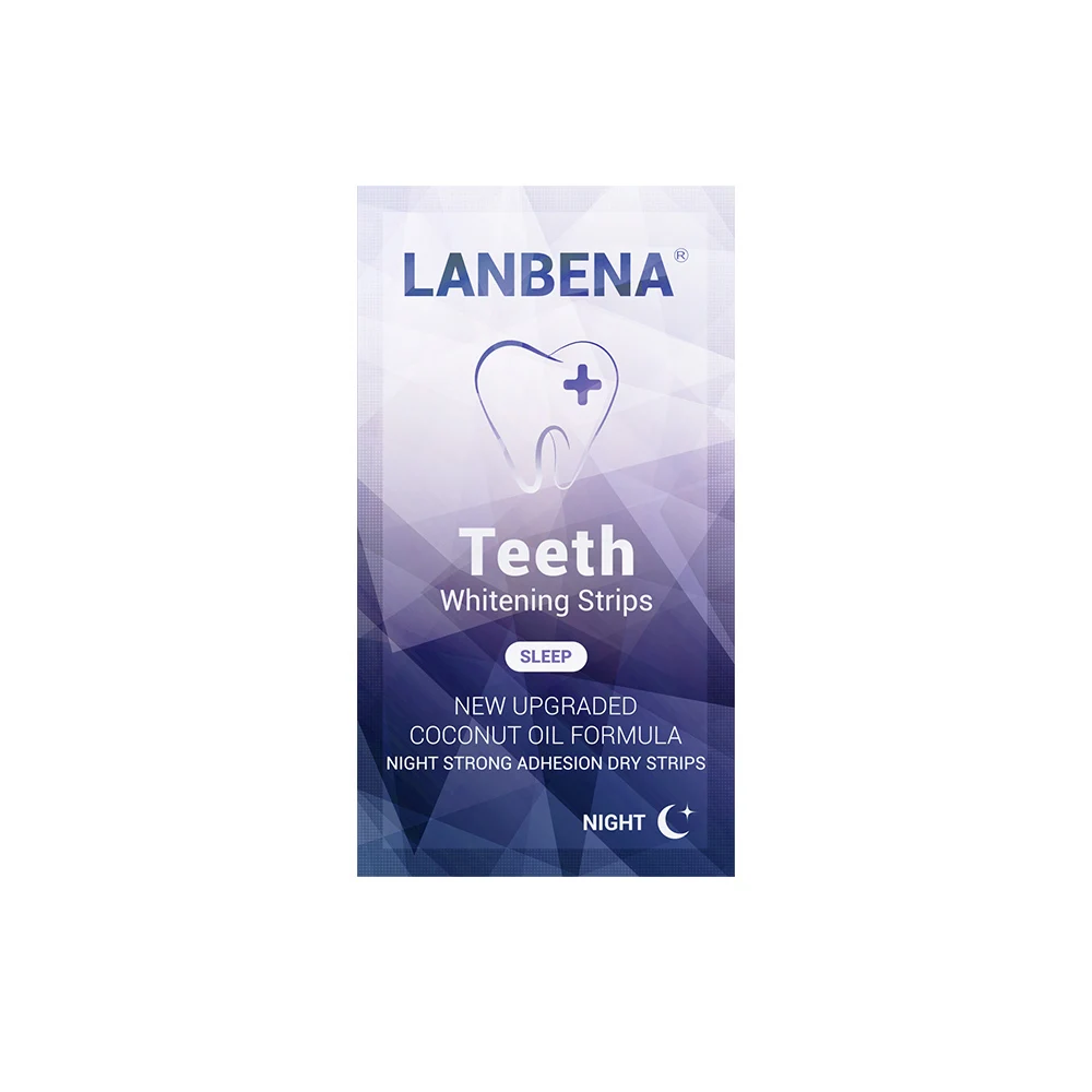 SLEEP LANBENA полоски для отбеливания зубов, инструменты для ремонта полости рта зубы гигиена полости рта Удаляет налет пятно зуб Осветляющий; отбеливающий уход за зубами 1 шт - Цвет: SLEEP