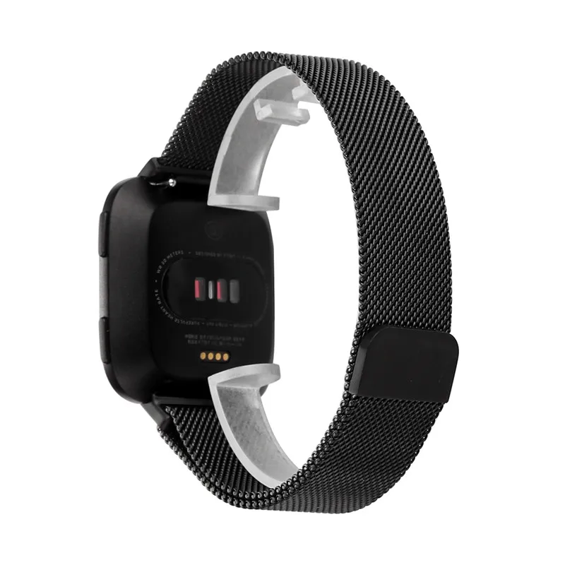 Металлический Браслет Fitbit Versa для магнитные петли Milanese Lock женщин и мужчин браслет