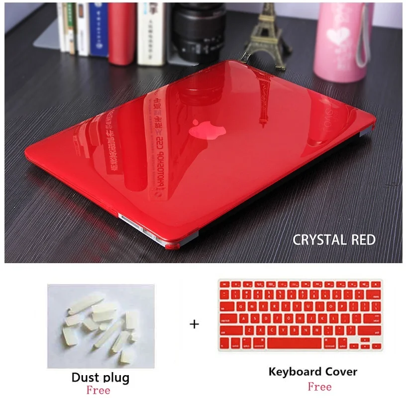 Хрустальный пластиковый жесткий чехол для клавиатуры только Apple Macbook Pro 13 дюймов с