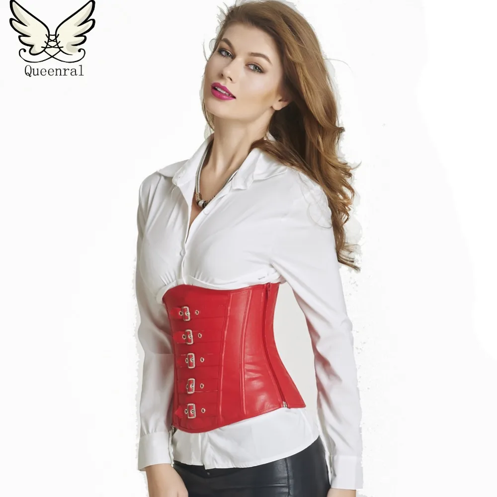 Кожаный корсет тренерские корсеты стимпанк сексуальные под грудь и бюстье