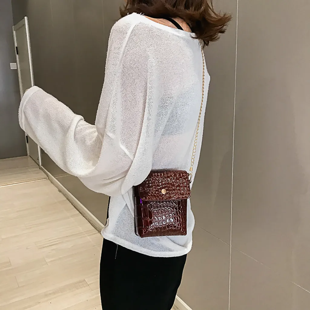 Женская сумка-мессенджер на одно плечо маленькие сумки для женщин сумка цепочке