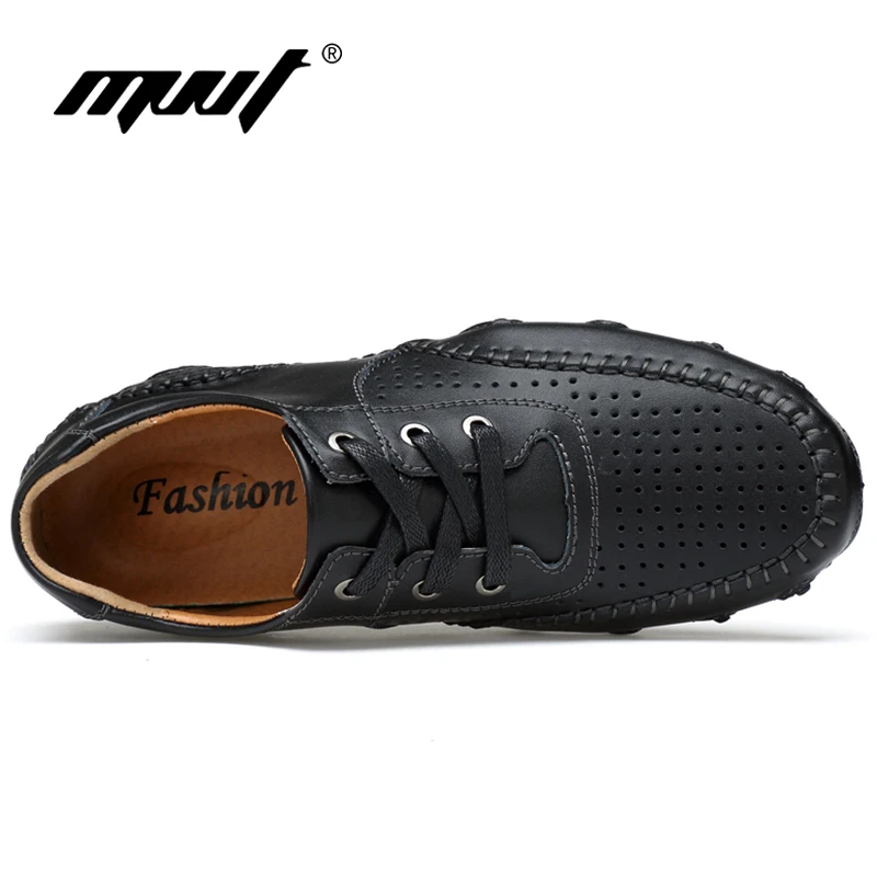 MVVT/очень мягкие мужские лоферы из спилка Повседневная обувь для мужчин Дышащая
