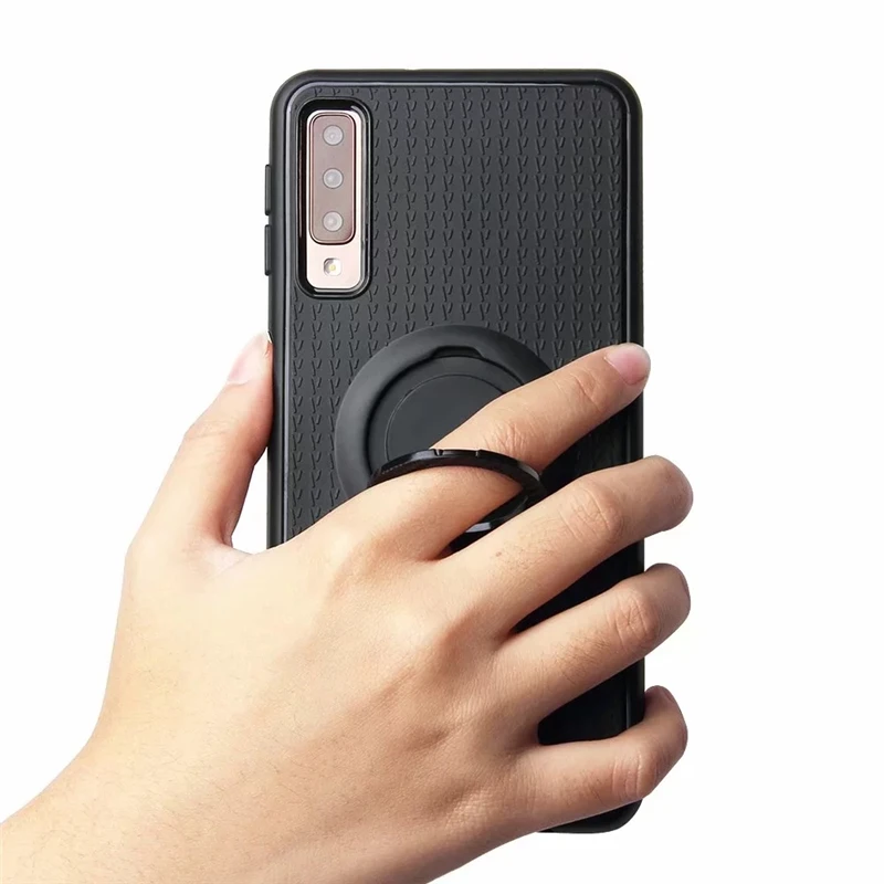 Для Samsung Galaxy A6 A7 A9 J8 J4 J6 Plus 2018 EU мягкий TPU автомобильный держатель чехол для J2 core Capa