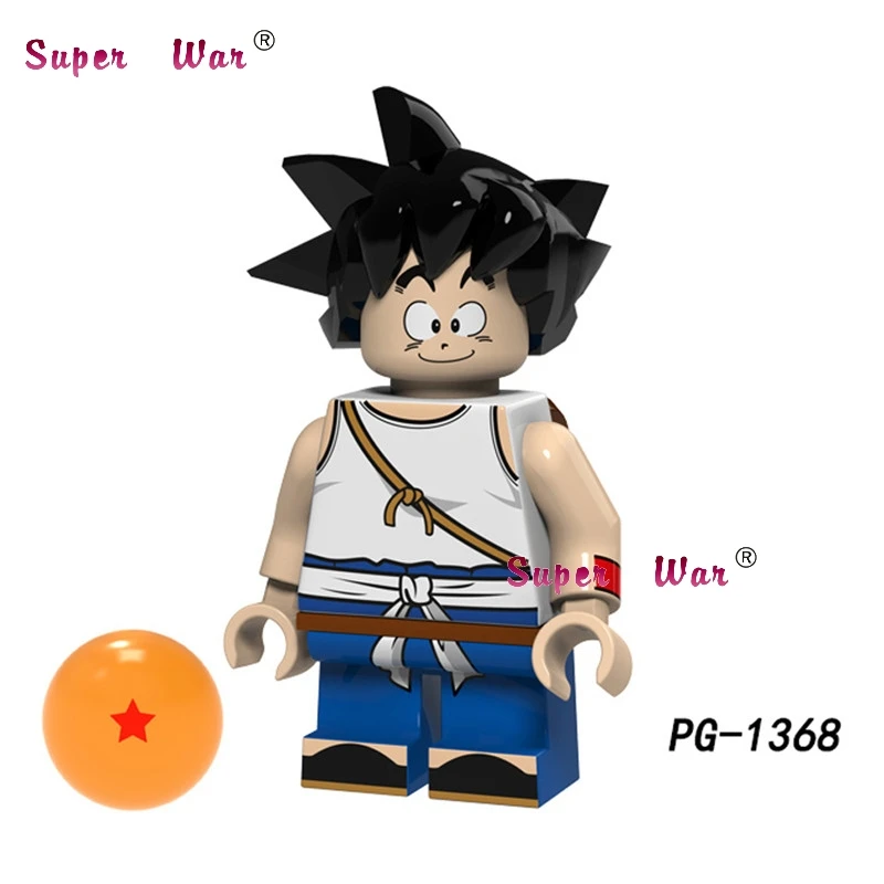 PG1368 Один строительные блоки Dragon Ball Z Аниме Мультфильм серии Сон Гоку криллин Запуск пикколо г-н сатана игрушки для детей - Цвет: PG1368