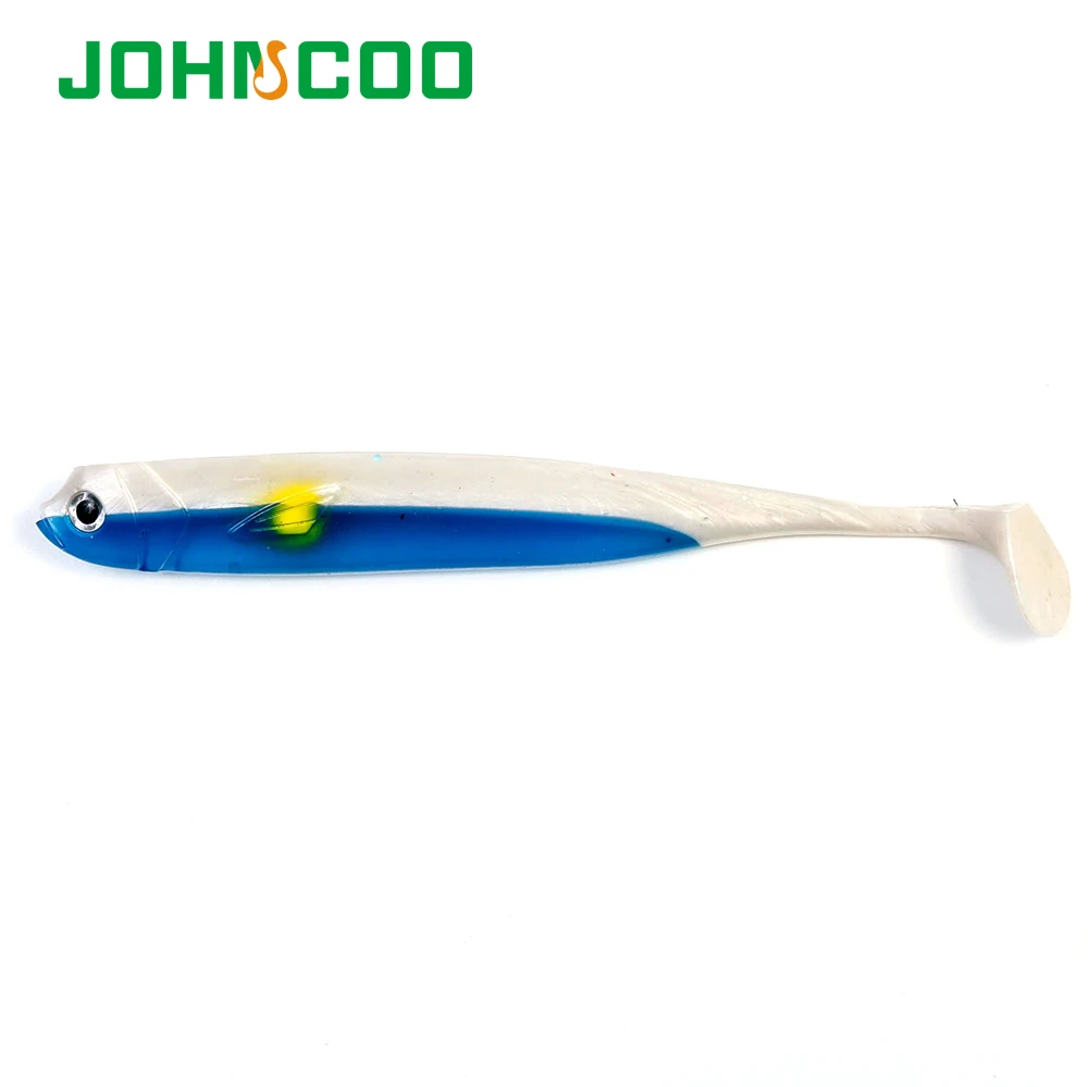 JOHNCOO 3 шт. приманка для морской рыбалки Shad Мягкая 3D глаза 14 5 см 15 г силиконовая
