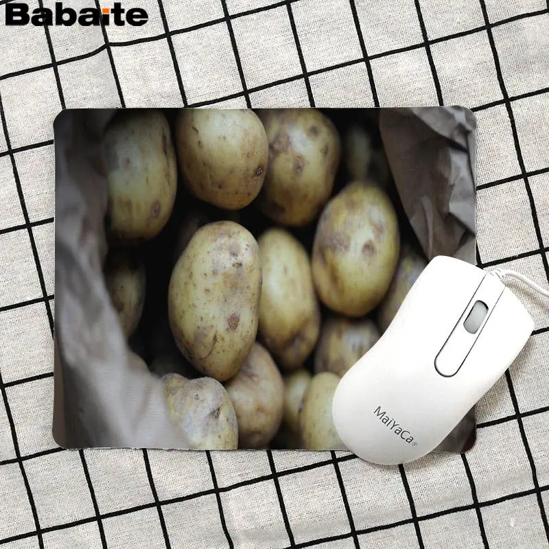Babaite 2018 новый картофель фри силиконовый коврик для мыши игры Гладкий блокнот