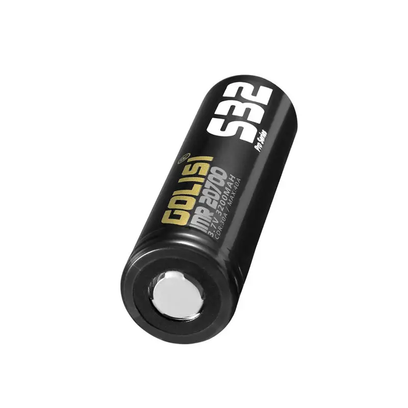Golisi 2 предмета S32 Imr 20700 3200 Mah 3,7 V Cdr 30A Max 40A высокого стока E-сигареты Перезаряжаемые Батарея для Vape фонарик головной свет