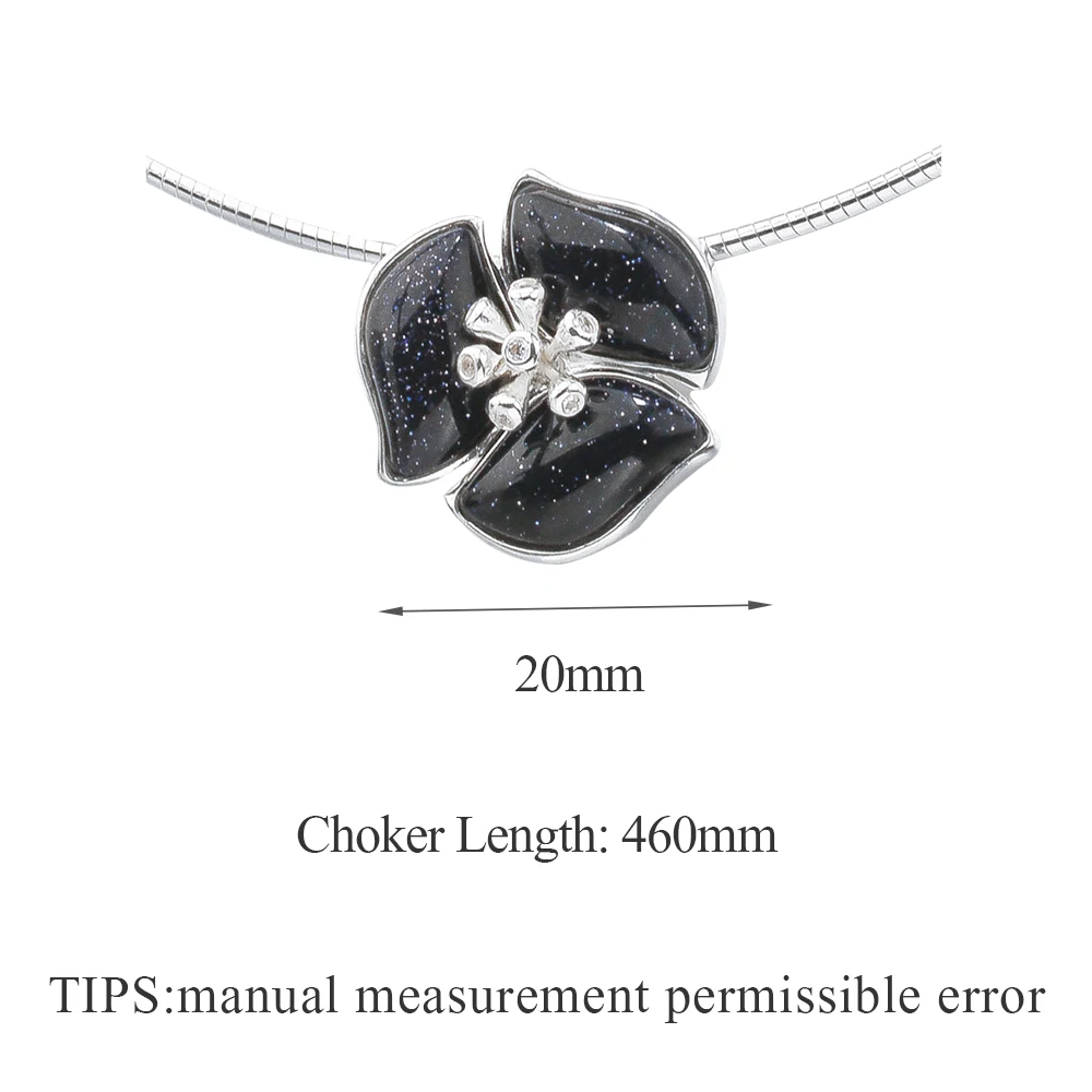 Женское Ожерелье чокер из серебра 925 пробы 12 78 г/20 мм * 20 мм|fine jewelry|jewelry necklacejewelry choker