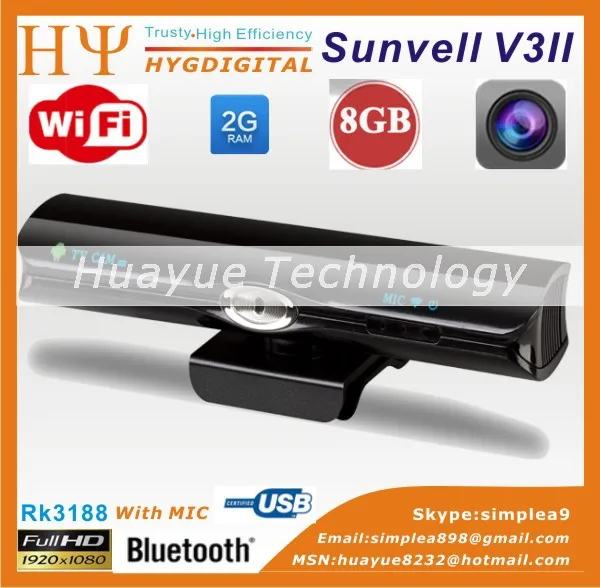 Sunvell V3II android-тв box четырехъядерных процессоров палку 1.6 ГГц Android 4.2 2 г / 8 wi-fi 5.0MP