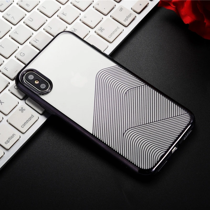 SULADA для iPhone X XS Max XR Нано покрытие + 3D Радиус резьба ТПУ мягкий чехол защитный