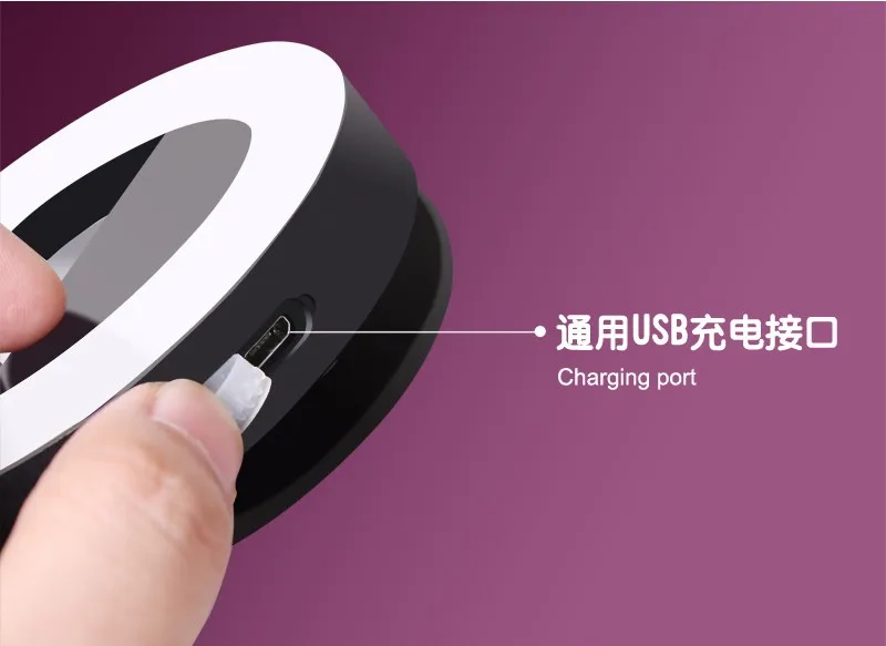 Flash Light Luminous Rechargeable USB LED Selfie Ring Cover Case Universal Up Phone Accessories |