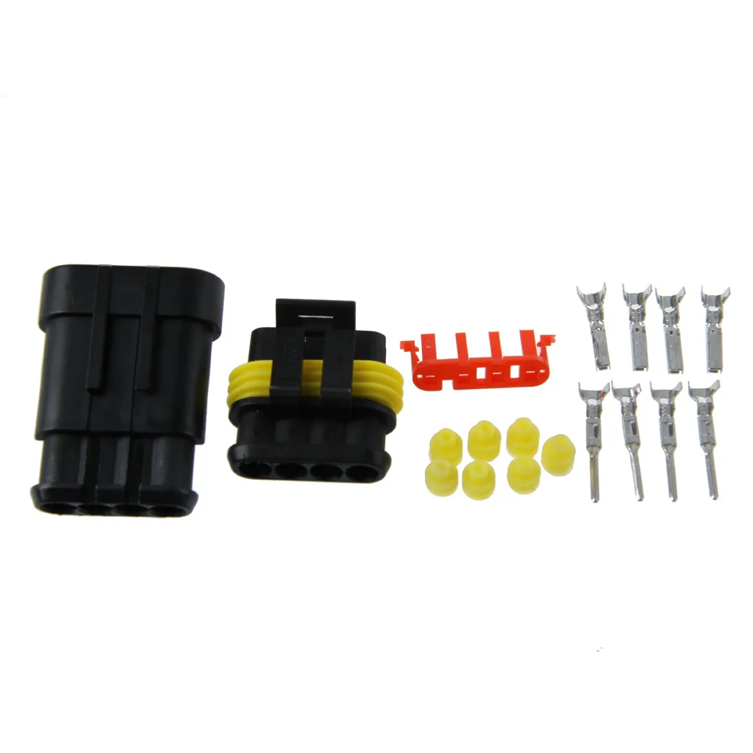 

Kit 4 Pins Waterproof Electrical Wire Connector Plug