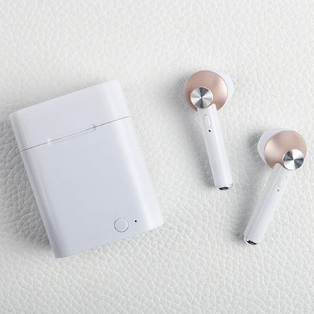 GOLD Красные TWS стерео Бас Наушники 5,0 Bluetooth наушники беспроводные наушники для женщин и мужчин спортивные наушники Handsfree для телефона гарнитуры - Цвет: GOLD