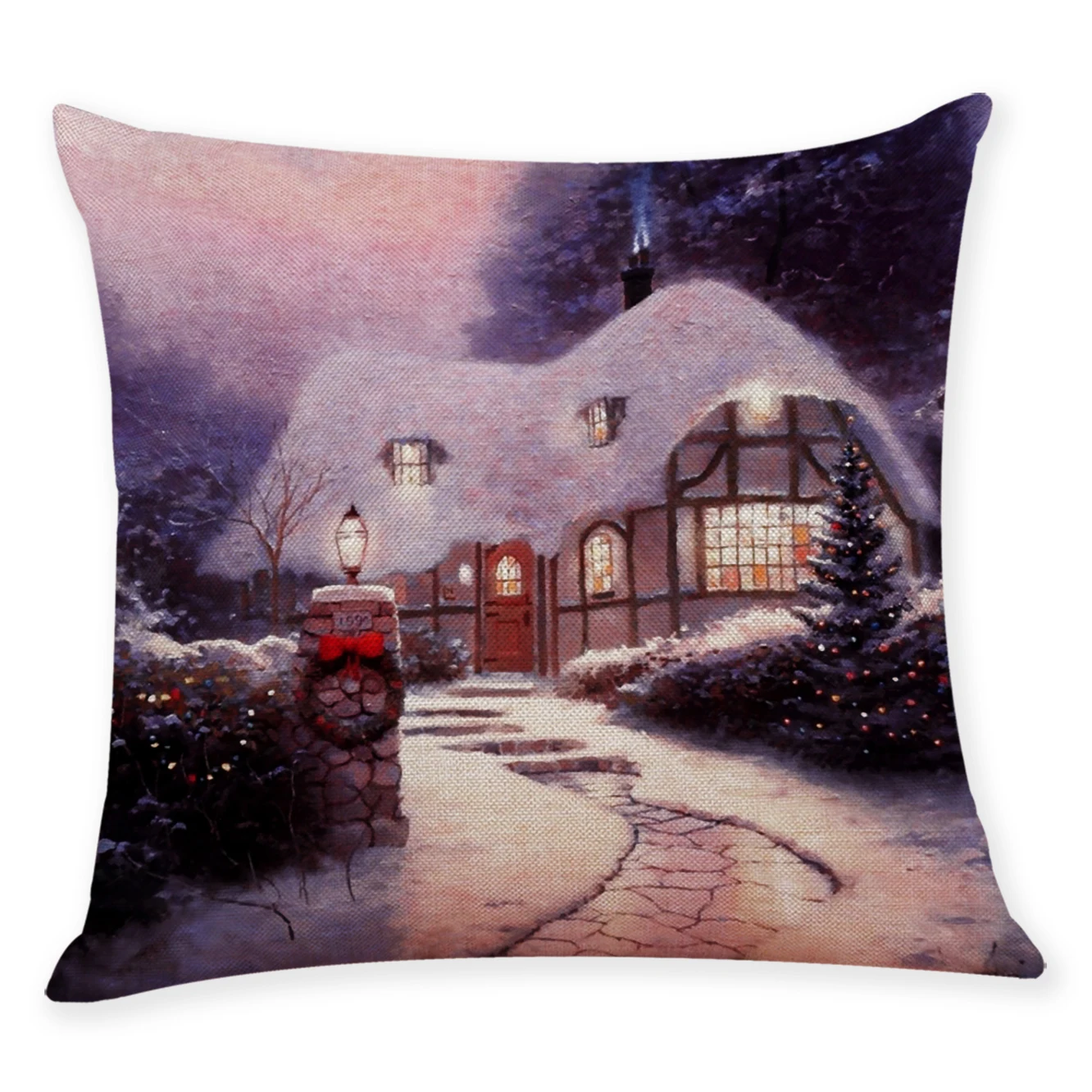 

Fort Hope Halloween Decorative Painting Pillow Case Home Decor Cushion Cover Pillow Covers Christmas Decorations for Home