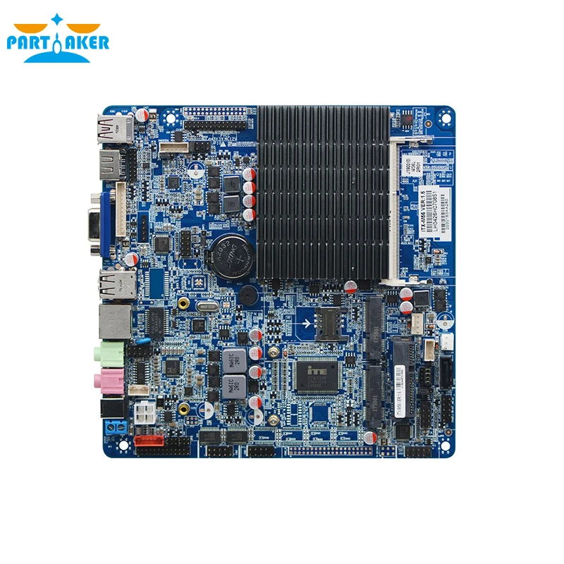 Тонкая Материнская плата Celeron J1900 mini PCIe материнская itx с LVDS для отображения на