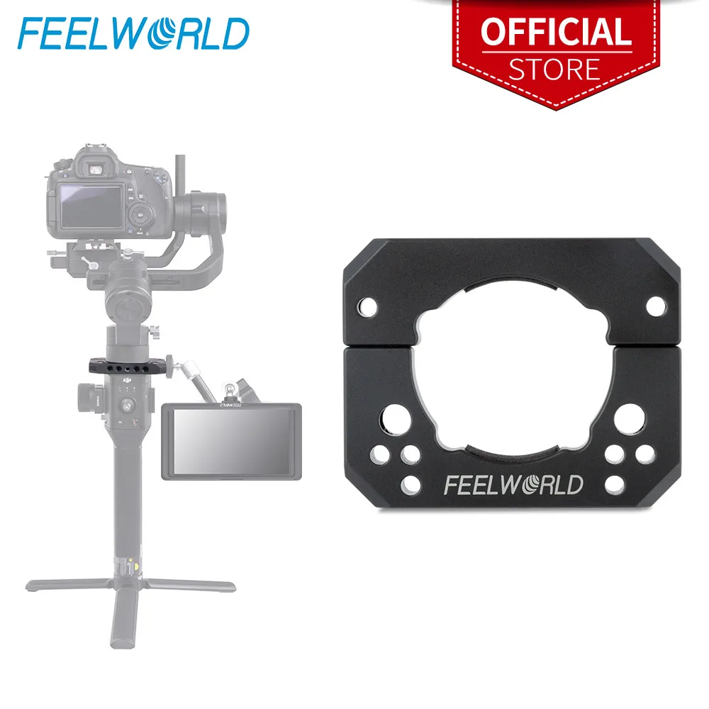 

FEELWORLD ERC007-US Mounting Rod Clamp Ring or Feiyu AK2000 Zhiyun Crane2 Ronin S Accsoon A1 Gimbal Stabilizer Extension Light