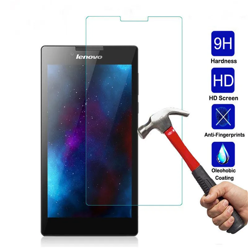 Закаленное Стекло для lenovo Tab 2 A7 10 10F 20 20F 30 30HC 30DC Tab2 Экран протектор Tablet