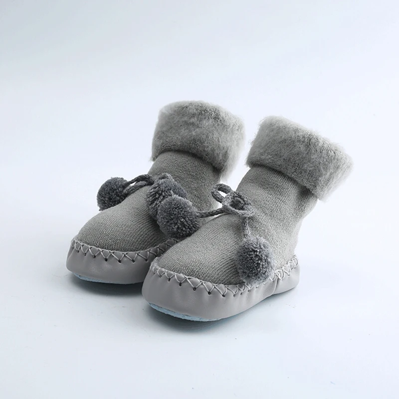 2019 new floor socks baby children thickening plus velvet warm toddler shoes non-slip boy girl and FirstWalkers |